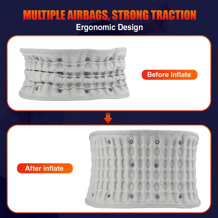 Cintura gonfiabile per massaggio ricaricabile Hailicare Cintura riscaldante elettrica calda senza borsa in tessuto, Protection Belt