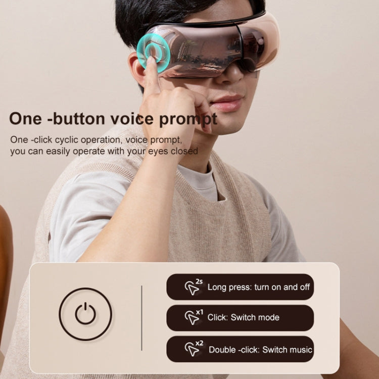 Dispositivo per la cura degli occhi per massaggio visivo con vibrazione della pressione dell'aria con compressione calda intelligente