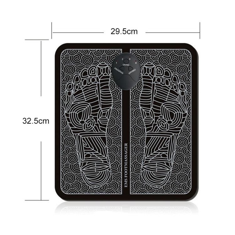 EMS Microcorrente Smart Foot Pad Massaggio plantare Terapia fisica (Versione a batteria), Battery Version