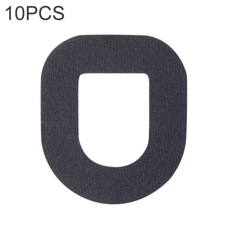 10 PZ 047 Toppa adesiva sportiva per uomo donna Adesivo antiscivolo traspirante che assorbe il sudore, 10 PCS (Flesh Color), 10 PCS (Black)