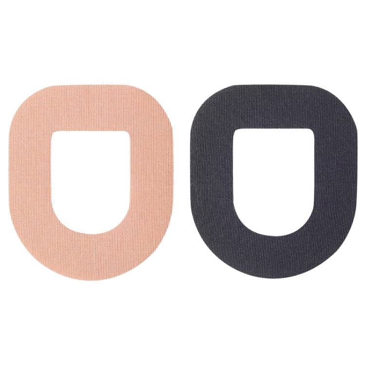 10 PZ 047 Toppa adesiva sportiva per uomo donna Adesivo antiscivolo traspirante che assorbe il sudore, 10 PCS (Flesh Color), 10 PCS (Black)