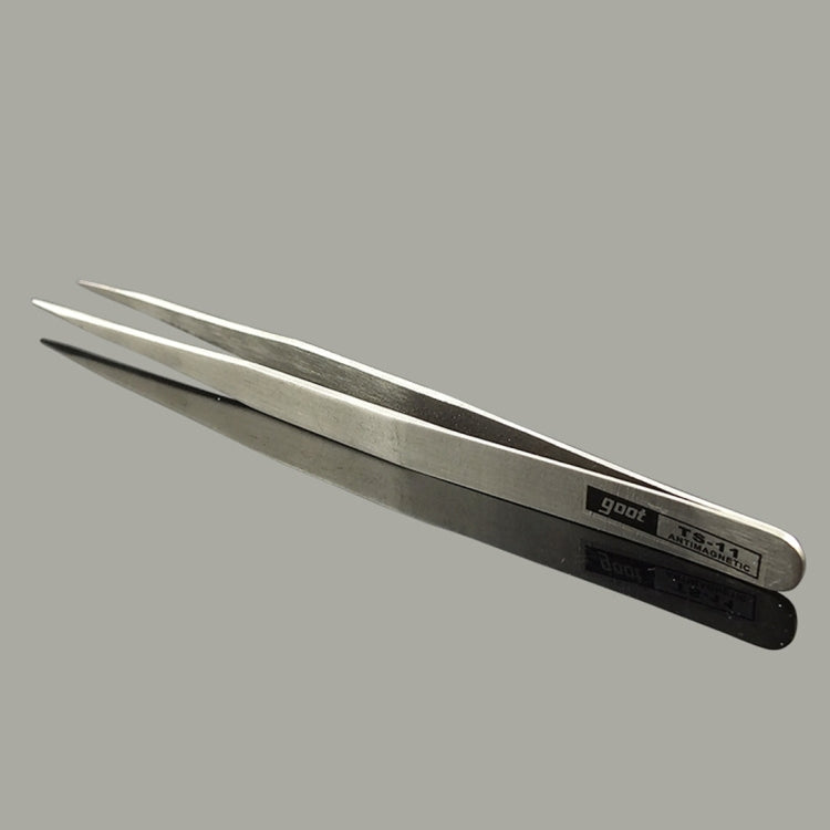 Pinzette dritte in acciaio Gooi TS-11, TS-11