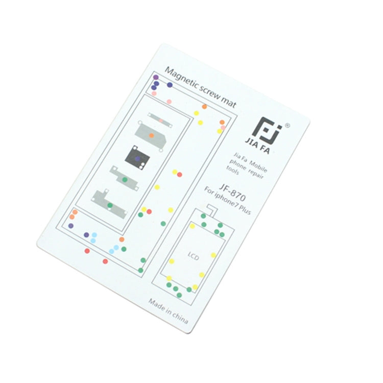 Tappetino per viti magnetiche JIAFA per iPhone 7 Plus, For 7P
