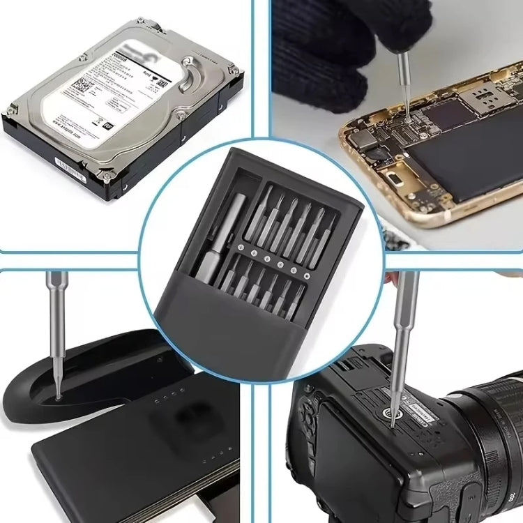 Kit di cacciaviti 25 in 1 Set di strumenti di riparazione punte di precisione per telefoni, tablet, orologi, 25 in 1