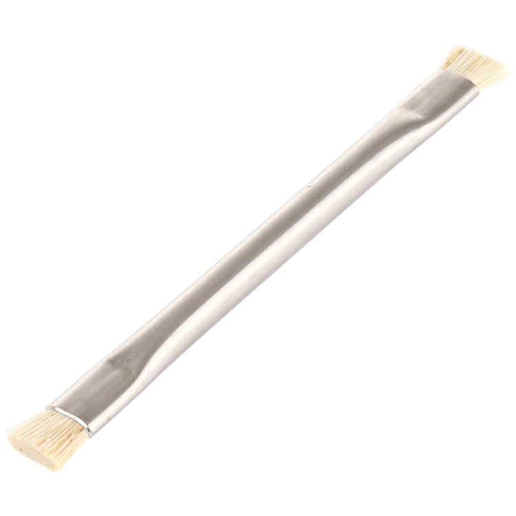 Spazzola antistatica Strumenti di pulizia sicuri della scheda madre ESD per strumenti di riparazione elettronica PCB del telefono cellulare, Double Head Brush White