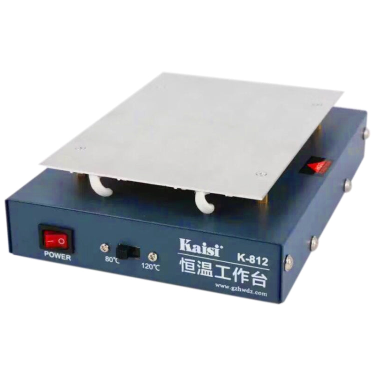 Kaisi K-812 Piastra riscaldante a temperatura costante Schermo LCD Stazione dissaldante separatore aperto, spina americana, Kaisi K-812 US Plug, Kaisi K-812 EU Plug