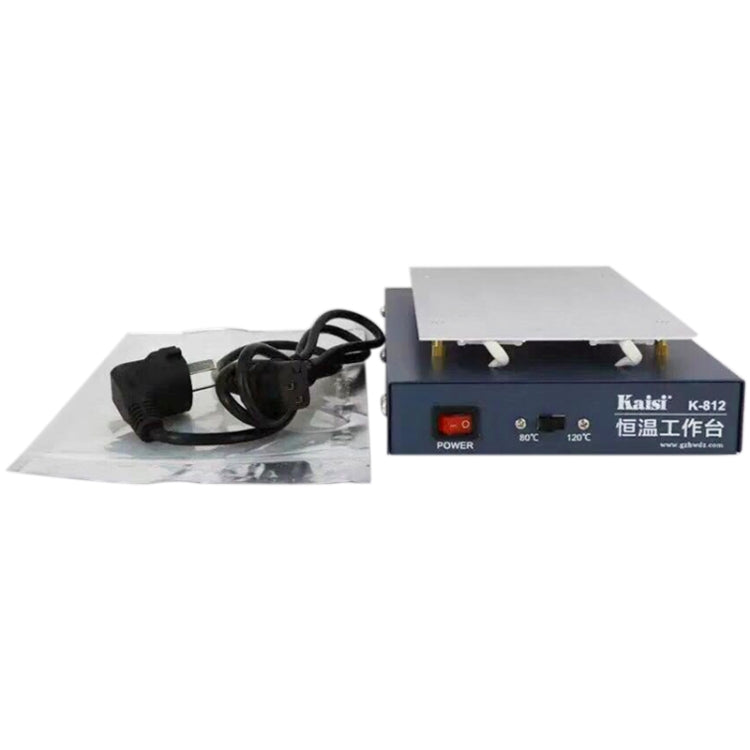 Kaisi K-812 Piastra riscaldante a temperatura costante Schermo LCD Stazione dissaldante separatore aperto, spina americana, Kaisi K-812 US Plug, Kaisi K-812 EU Plug