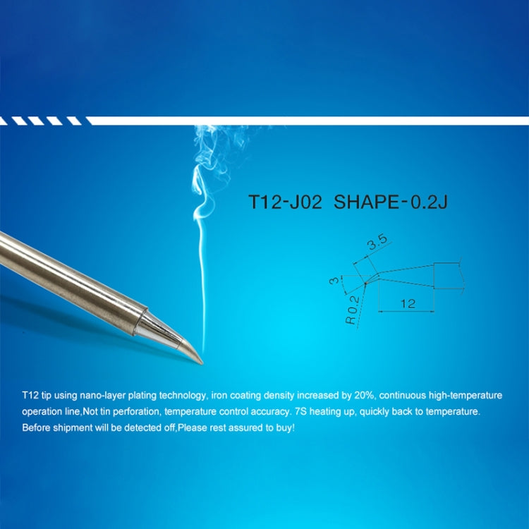 Punta per saldatore QUICKO T12-JL02 senza piombo, T12-J02, T12-JL02