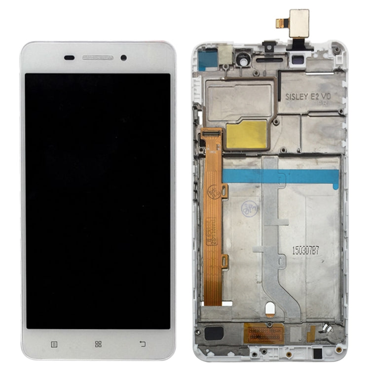 Schermo LCD e digitalizzatore assemblaggio completo con cornice per Lenovo S60 S60W S60T S60A, For Lenovo S60