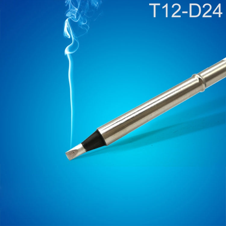 Punta per saldatore senza piombo QUICKO T12-D24 nera, T12-D24