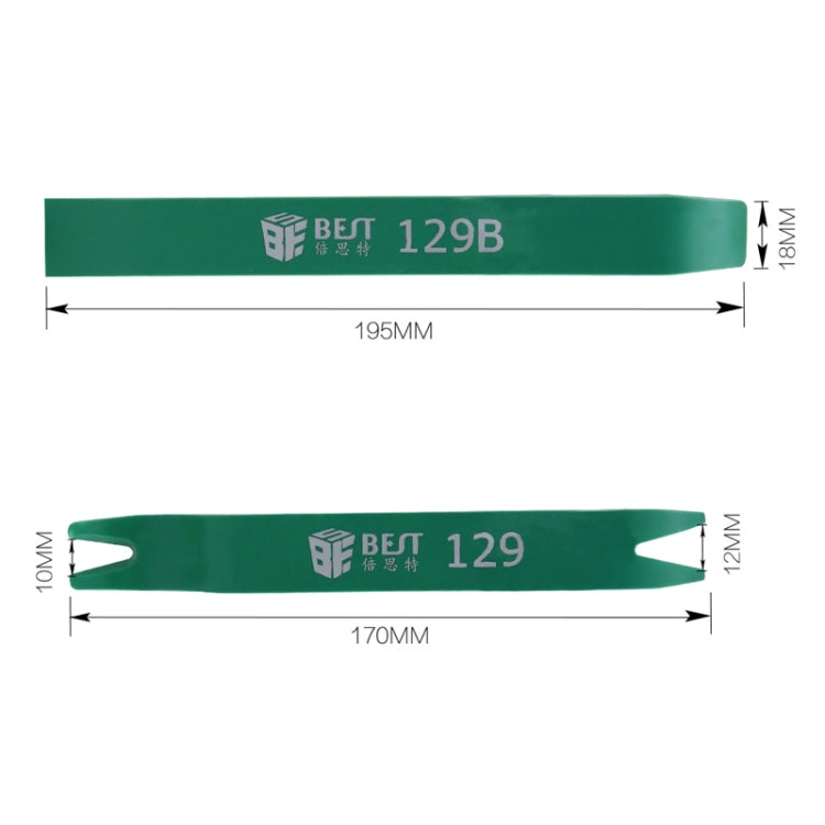 BEST-129 Strumento di leva in plastica con testa a doppia piega, 129 Pry Tool