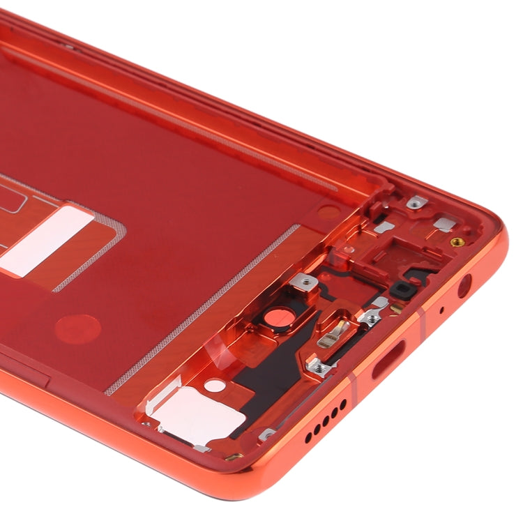 Piastra con cornice LCD per alloggiamento anteriore con tasti laterali per Huawei P30, For Huawei P30 (Orange), For Huawei P30 (Baby Blue)