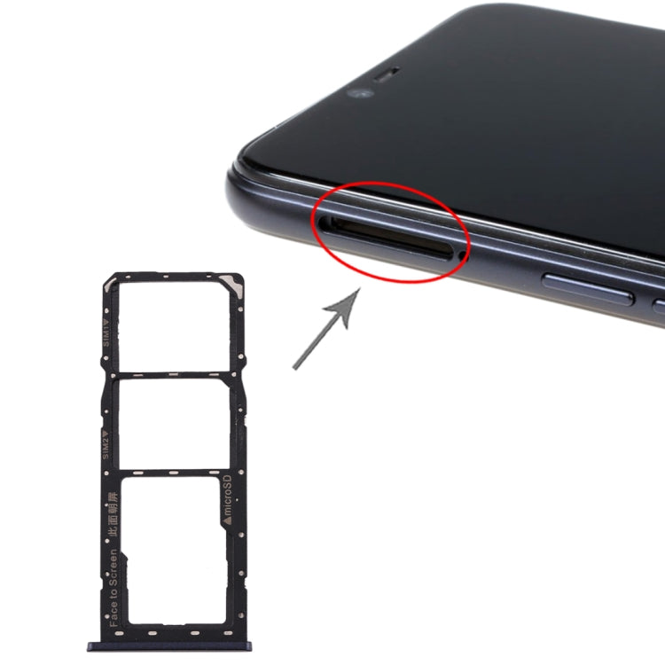 Per Realme 2 Vassoio scheda SIM + Vassoio scheda SIM + Vassoio scheda micro SD, For OPPO Realme 2, For OPPO Realme 2, For Realme 2
