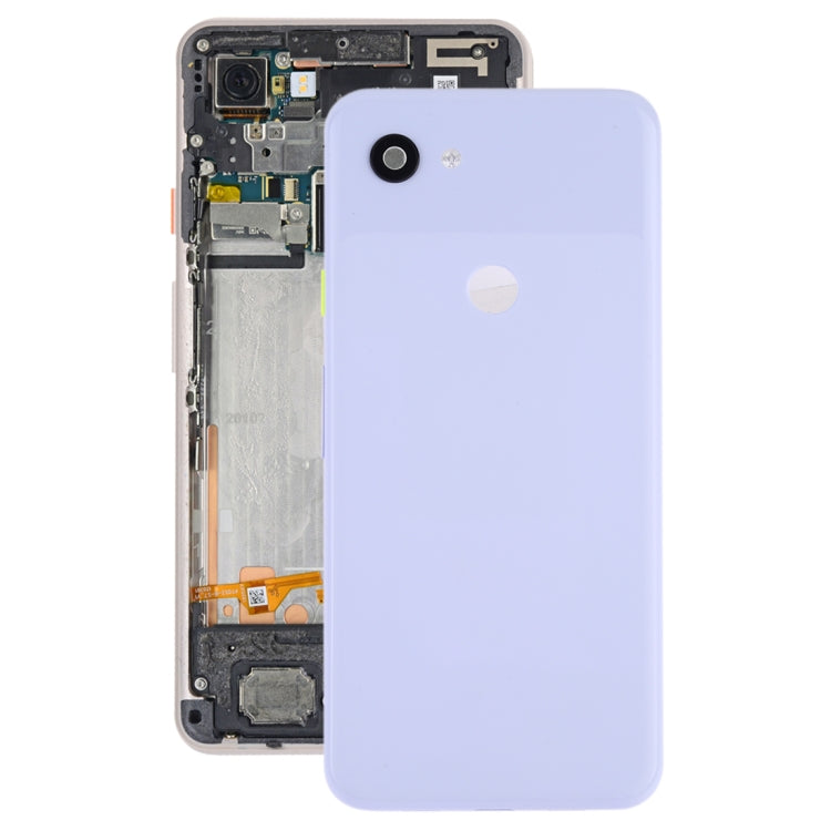 Cover posteriore della batteria con obiettivo della fotocamera e tasti laterali per Google Pixel 3a, For Google Pixel 3a, Google Pixel 3a (Light Purple)