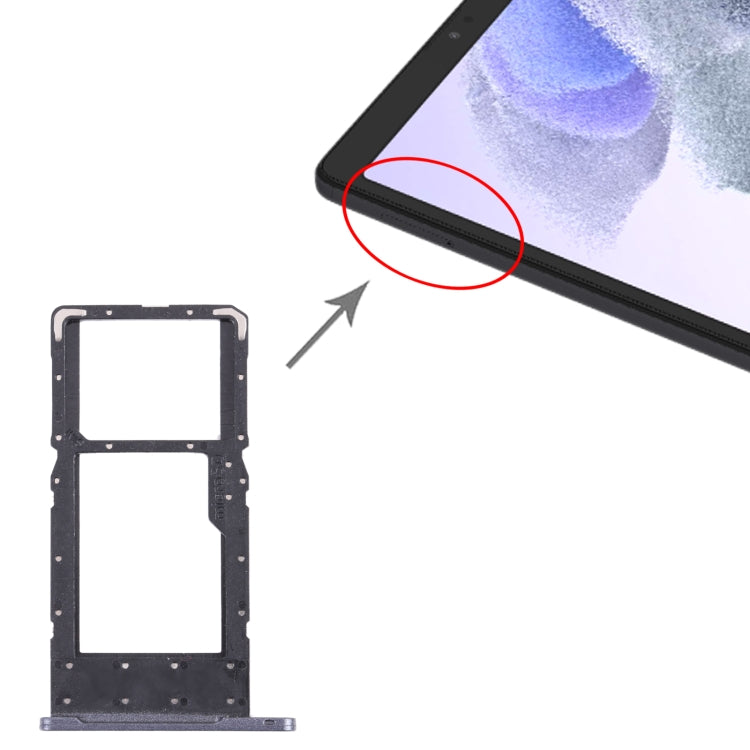 Vassoio scheda SIM + vassoio scheda micro SD per Samsung Galaxy Tab A7 Lite SM-T225, For Samsung Galaxy Tab A7 Lite