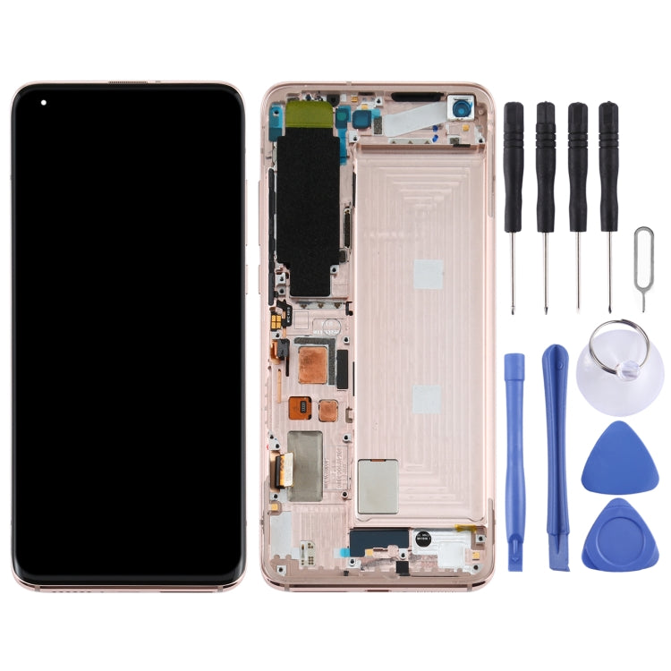 Schermo LCD e digitalizzatore assemblaggio completo con cornice per Xiaomi Mi 10 5G / Mi 10 Pro 5G M2001J2G, M2001J2I (versione S), For Xiaomi Mi 10 5G(S Version)(Grey), For Xiaomi Mi 10 5G (S Version)(Gold)