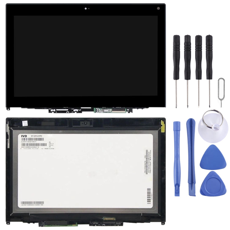 Schermo LCD HD 1366 x 768 e digitalizzatore assemblaggio completo con cornice per Lenovo Thinkpad 12,5 pollici Yoga 260, For Lenovo Yoga 260