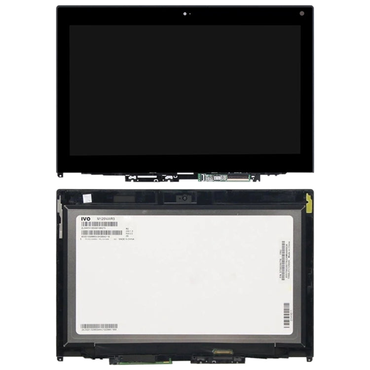 Schermo LCD HD 1366 x 768 e digitalizzatore assemblaggio completo con cornice per Lenovo Thinkpad 12,5 pollici Yoga 260, For Lenovo Yoga 260