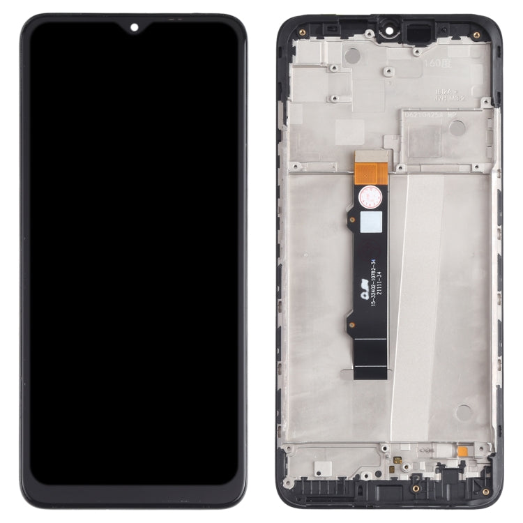Schermo LCD e digitalizzatore assemblaggio completo con cornice per Motorola Moto G50 XT2137-1 XT2137-2, For Motorola Moto G50