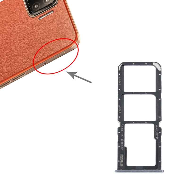 Per OPPO A73 4G / F17 / A93 4G / A73 5G Vassoio scheda SIM + Vassoio scheda SIM + Vassoio scheda micro SD, For OPPO A73 4G / F17 / A93 4G / A73 5G