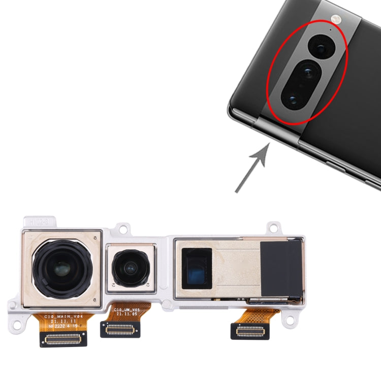Per la fotocamera posteriore di Google Pixel 7 Pro GP4BC GE2AE, For Google Pixel 7 Pro