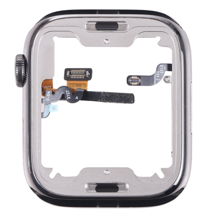 Per Apple Watch Series 7 Piastra con cornice centrale da 45 mm con altoparlante/alimentazione/cavo flessibile con albero rotante, Series 7 45mm