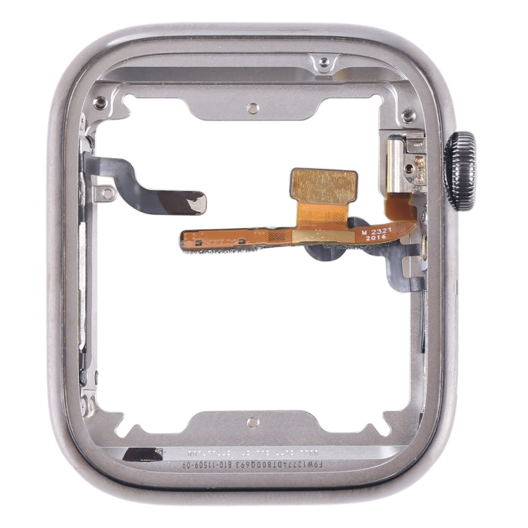 Per Apple Watch Series 7 Piastra con cornice centrale da 45 mm con altoparlante/alimentazione/cavo flessibile con albero rotante, Series 7 45mm