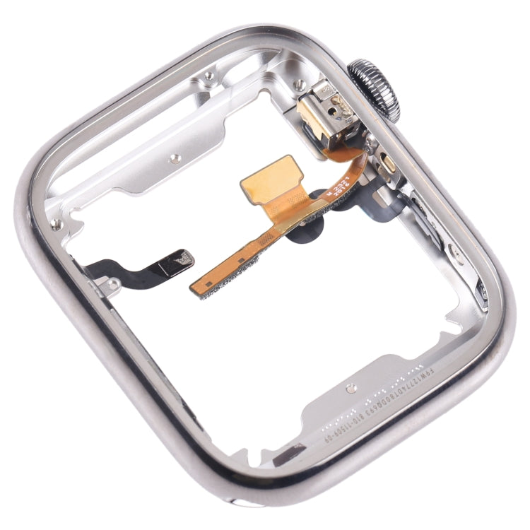 Per Apple Watch Series 7 Piastra con cornice centrale da 45 mm con altoparlante/alimentazione/cavo flessibile con albero rotante, Series 7 45mm