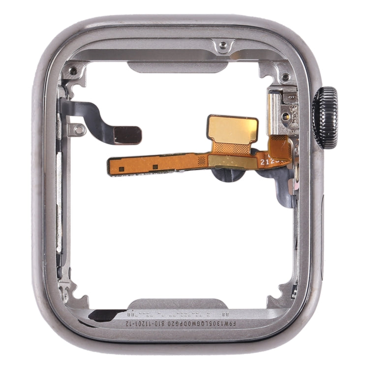 Per Apple Watch Series 7 Piastra con cornice centrale da 41 mm con altoparlante/alimentazione/cavo flessibile con albero rotante, Series 7 41mm