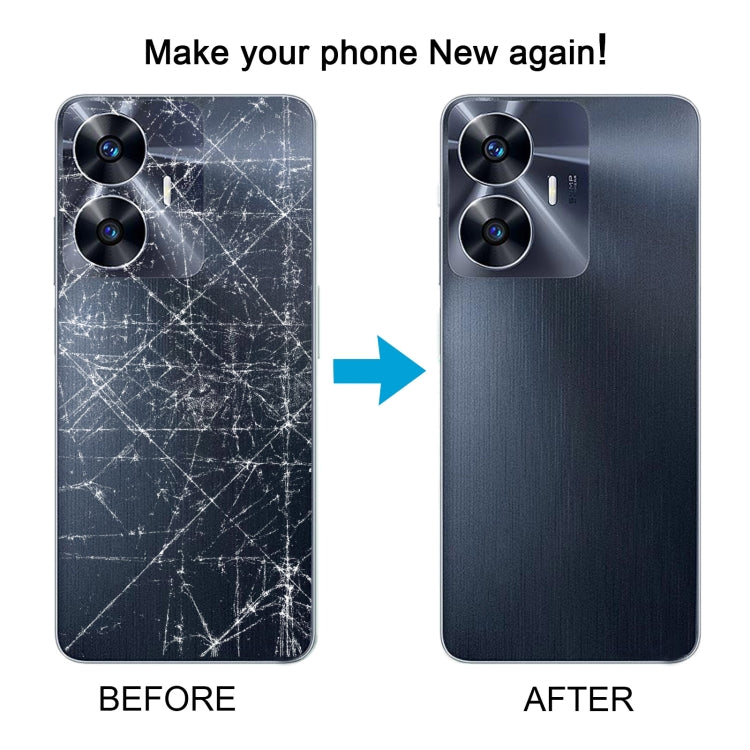 Per Realme C55 Cover posteriore batteria originale con copriobiettivo fotocamera, For Realme C55