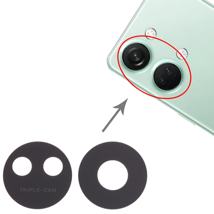Obiettivo per fotocamera posteriore originale da 10 pezzi per OnePlus Nord 3, For OnePlus Nord 3