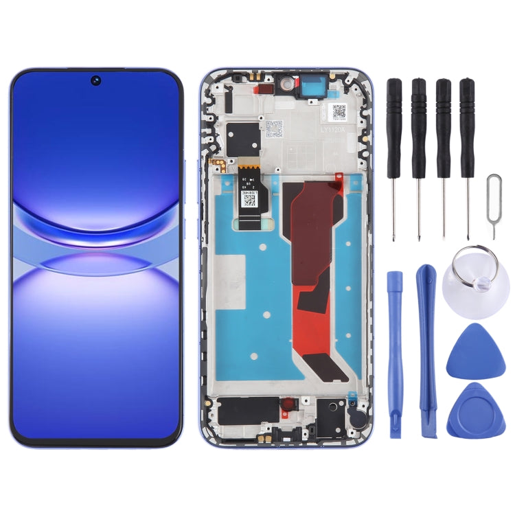 Per Huawei nova 12 Lite Digitalizzatore schermo LCD originale assemblaggio completo con cornice, For Huawei nova 12 Lite(Original)