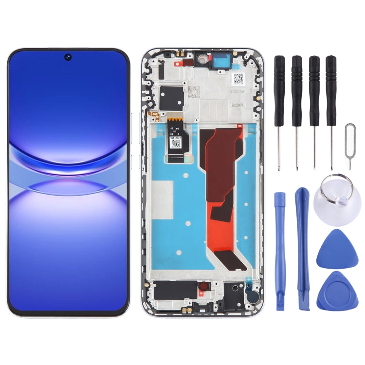 Per Huawei nova 12 Lite Digitalizzatore schermo LCD originale assemblaggio completo con cornice, For Huawei nova 12 Lite(Original)
