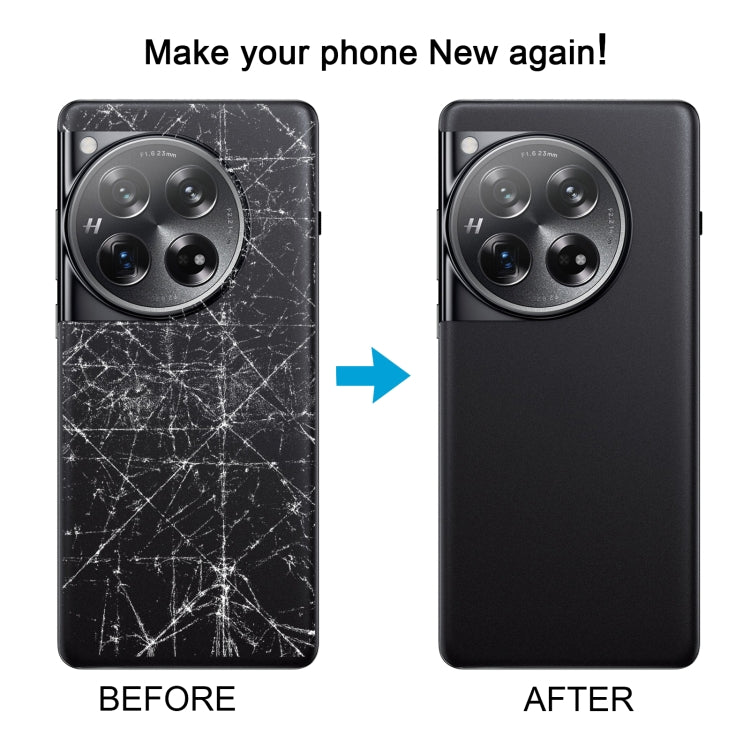 Per OnePlus 12 PJD110 CPH2573 CPH2581 Cover posteriore in vetro originale per batteria con obiettivo della fotocamera, For OnePlus 12(Original with Camera Lens)
