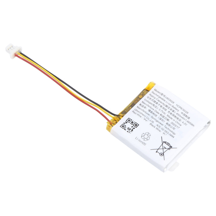 Batteria sostitutiva 450mAh 603028 per JBL TUNE 500BT 510BT 510, For JBL TUNE 500BT 510BT 510