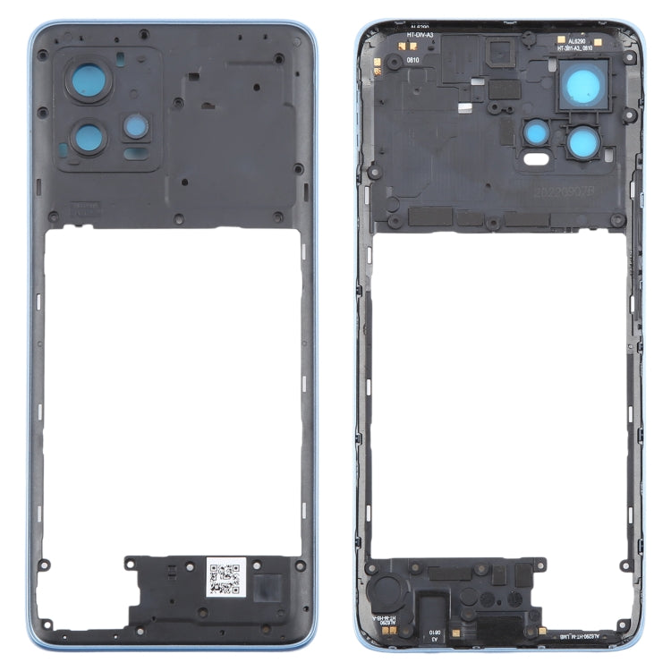 Per Motorola Moto G72 Cornice centrale originale Piastra lunetta, For Motorola Moto G72(Original)