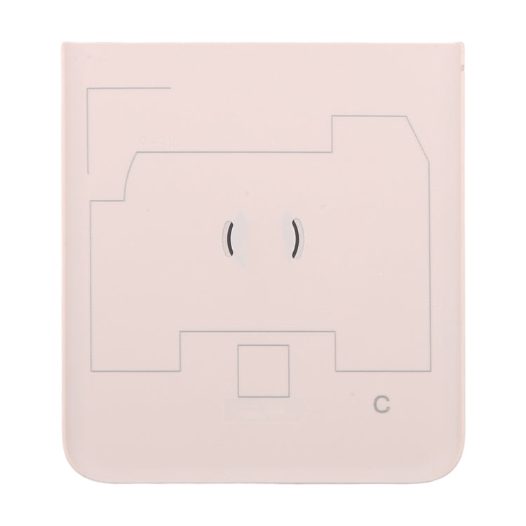 Per Motorola Razr 40 Parte inferiore originale Coperchio posteriore della batteria, For Motorola Razr 40(Original Lower Part)