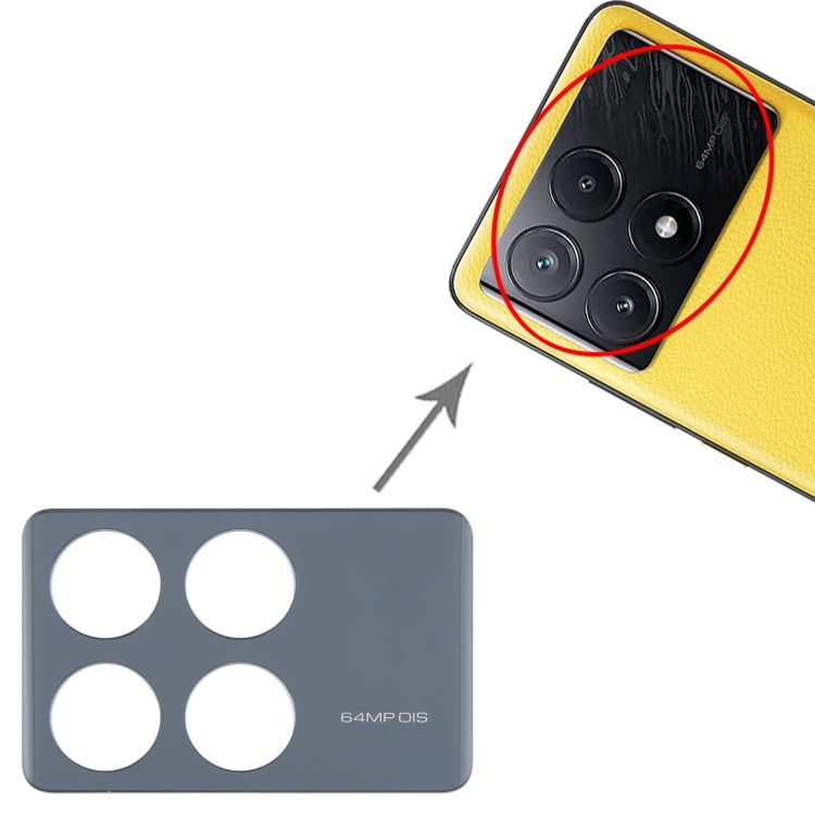 Per Xiaomi Poco X6 Pro 5G Telaio fotocamera posteriore originale, For Xiaomi Poco X6 Pro 5G(Original)