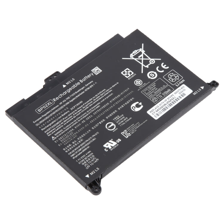Batteria agli ioni di litio da 7,7 V 41 Wh 5150 mAh per HP Pavilion PC 15 15-AU Series TPN-Q172 TPN-Q175 HSTNN-UB7B HSTNN-LB7H BP02XL, For HP Pavilion PC 15 15-AU Series