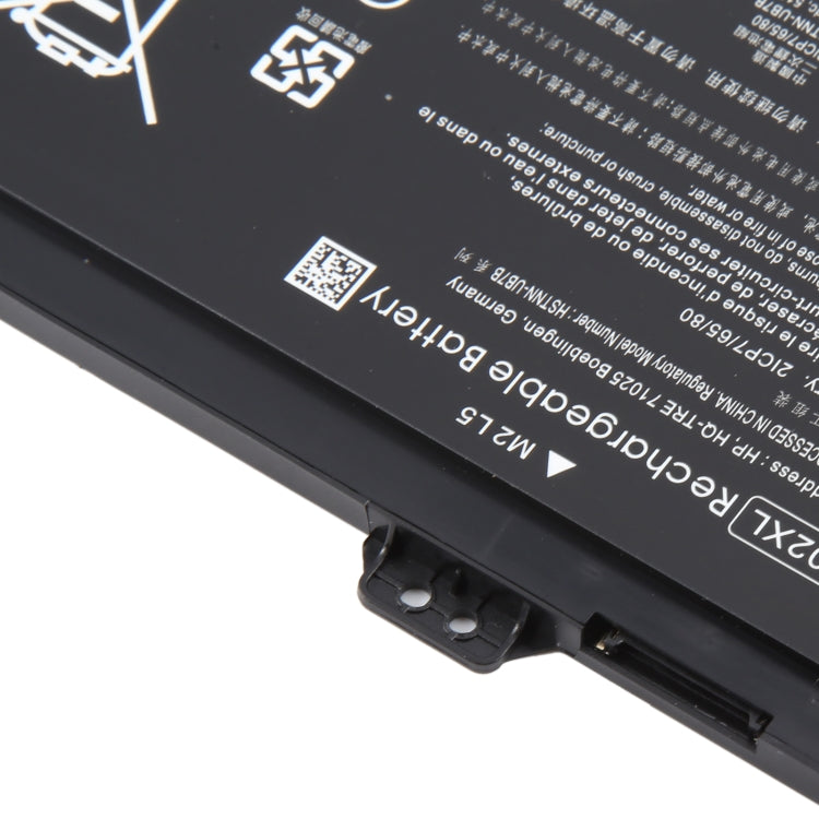 Batteria agli ioni di litio da 7,7 V 41 Wh 5150 mAh per HP Pavilion PC 15 15-AU Series TPN-Q172 TPN-Q175 HSTNN-UB7B HSTNN-LB7H BP02XL, For HP Pavilion PC 15 15-AU Series
