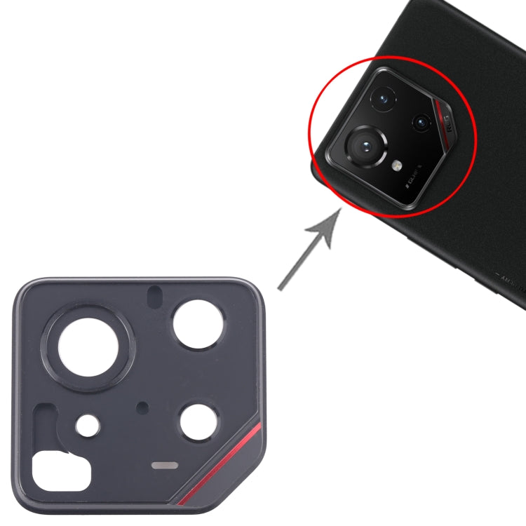 Per ASUS ROG Phone 9 5G Cornice lente fotocamera posteriore, For ASUS ROG Phone 9 5G
