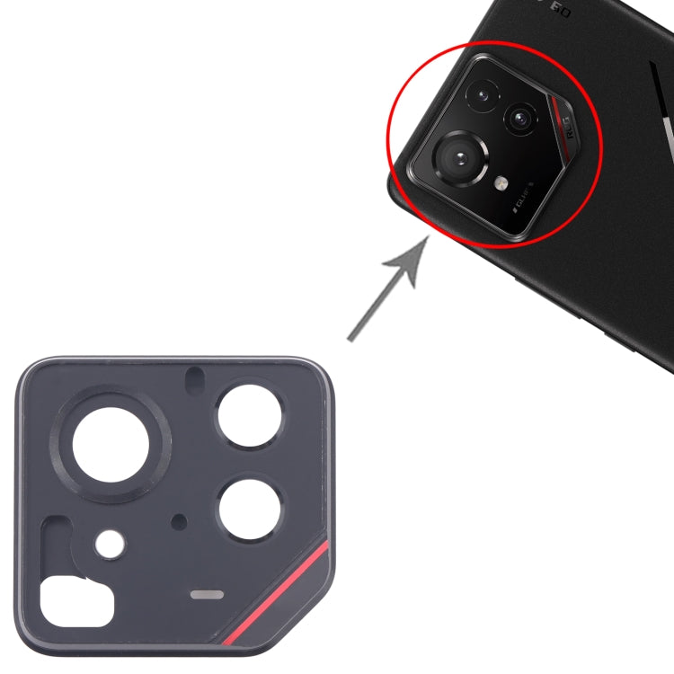 Per Asus ROG Phone 9 Pro 5G Cornice lente fotocamera posteriore, For Asus ROG Phone 9 Pro 5G