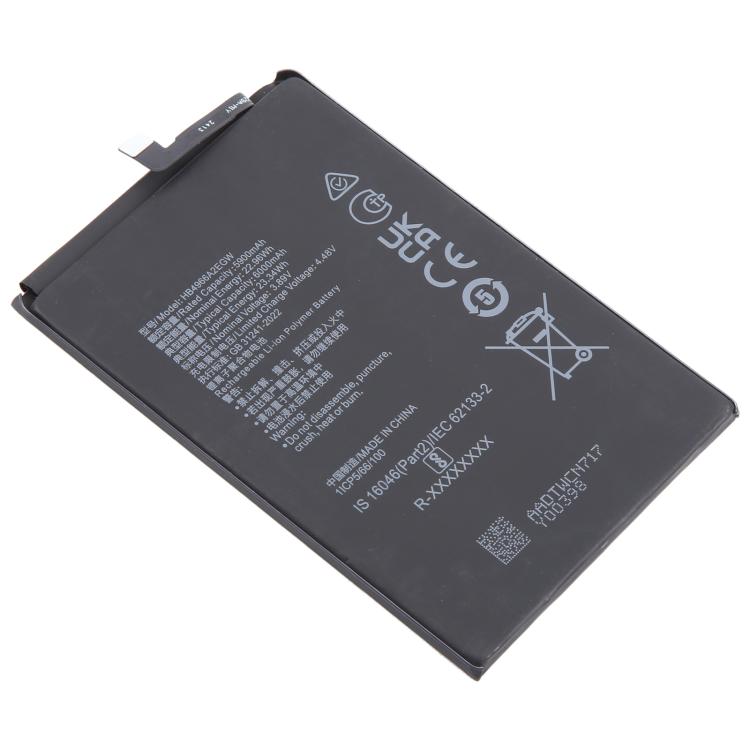 Per Honor 90 Smart HB4966A2EGW 5900mAh Batteria ai polimeri di litio di ricambio, For Honor 90 Smart