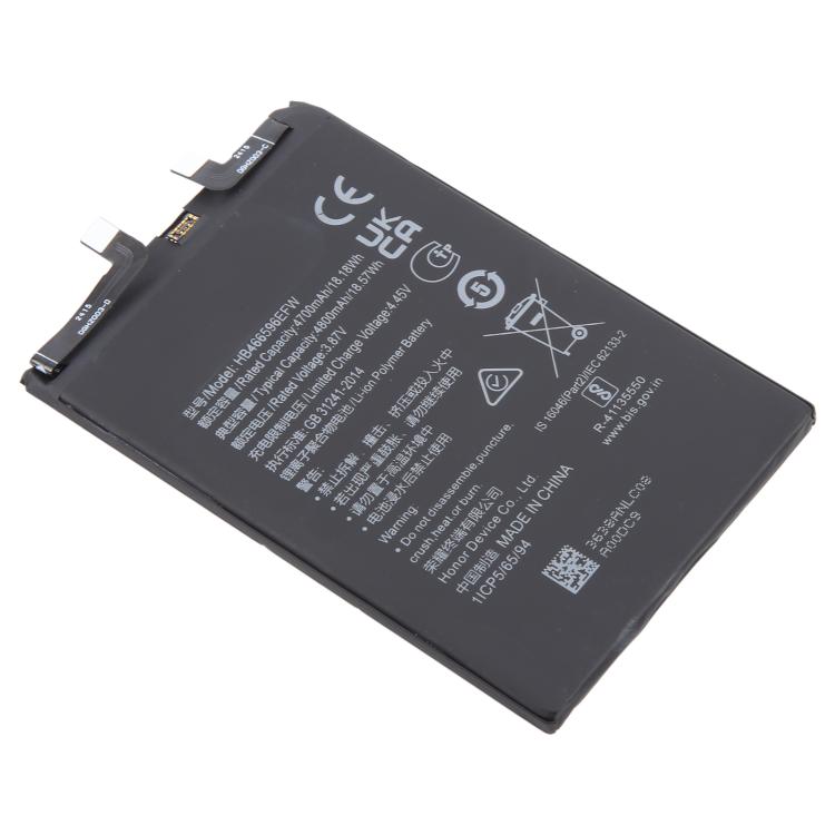 Sostituzione batteria 4800mAh per Honor X30 ANY-AN00 / Magic 4 Lite 5G HB466596EFW, For Honor X30