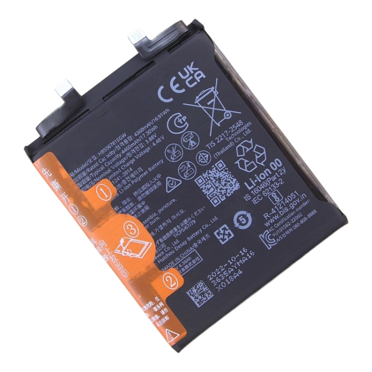 Batteria sostitutiva da 4460 mAh per Huawei Mate 50 / Mate 50E CET-AL60 CET-AL00 HB506781EGW, For Huawei Mate 50 / Mate 50E