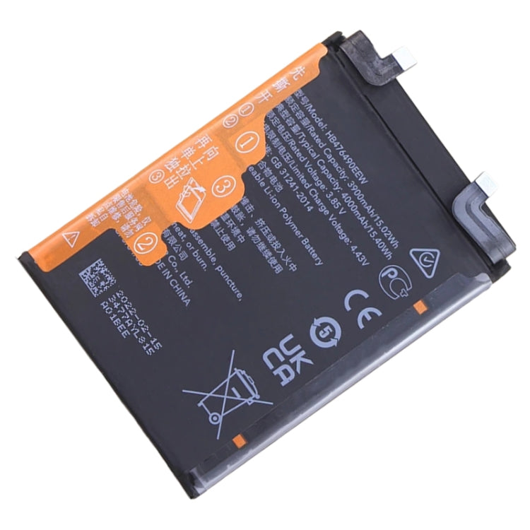 Sostituzione batteria 4000mAh per Huawei Nova 9 Pro / Honor 50 Pro RNA-AN00 HB476490EEW, For Huawei Nova 9 Pro / Honor 50 Pro