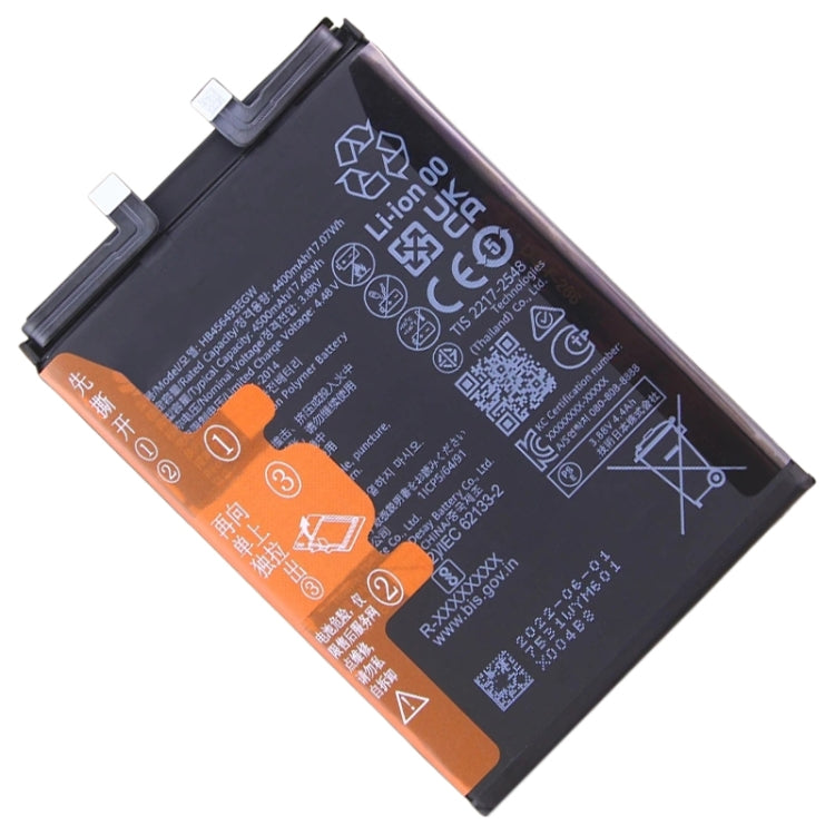 Batteria sostitutiva da 4500 mAh per Huawei Nova10 SE BNE-AL00 HB456493EGW, For Huawei Nova 10 SE