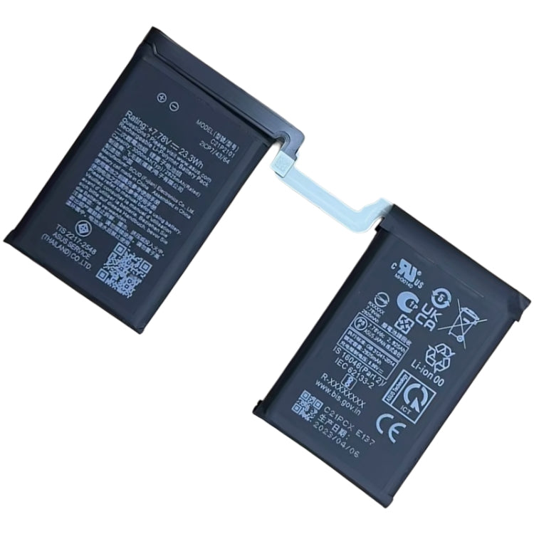 Sostituzione batteria 6000mAh per ASUS ROG Phone 6/6 Pro AI2201_C AI2201_D C21P2101, For ASUS ROG Phone 6 / 6 Pro