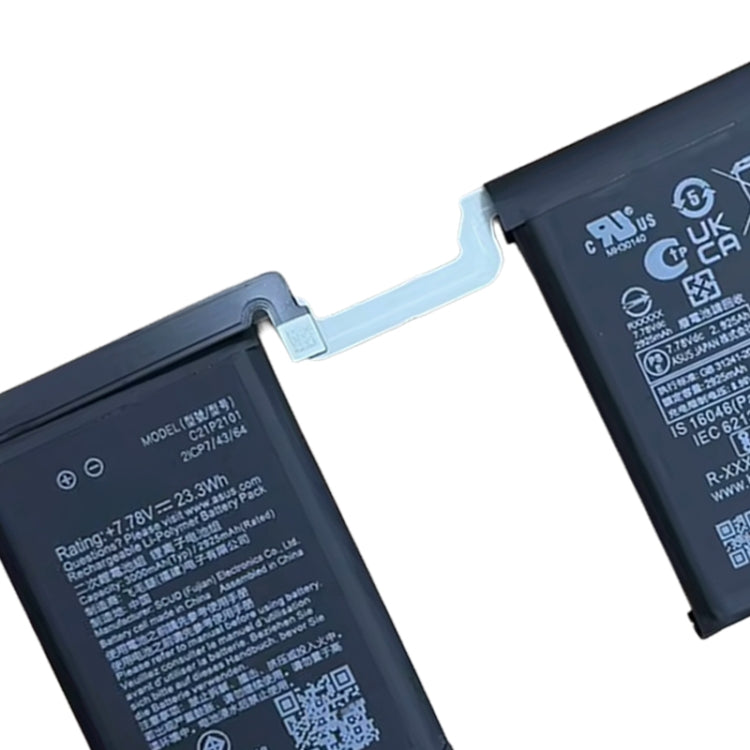 Sostituzione batteria 6000mAh per ASUS ROG Phone 6/6 Pro AI2201_C AI2201_D C21P2101, For ASUS ROG Phone 6 / 6 Pro