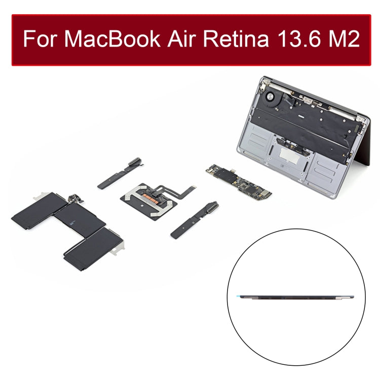Schermo LCD Display Front Bezel Logo Cover per MacBook Air 13,6 pollici A2681 2022 EMC4074, A2681